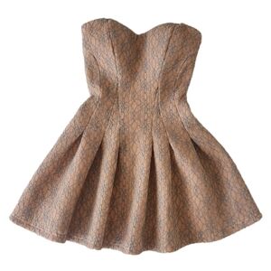 Wow Couture Strapless Pleated Mini Dress